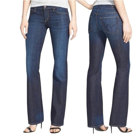 Citizens of Humanity Dita Petite Bootleg Jeans  Size 27  (inseam 30)  Dark Wash - Picture 1 of 12